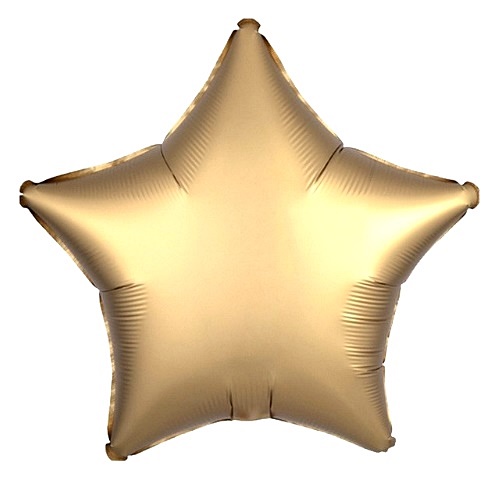 Balon foliowy Gwiazda MAT - złota