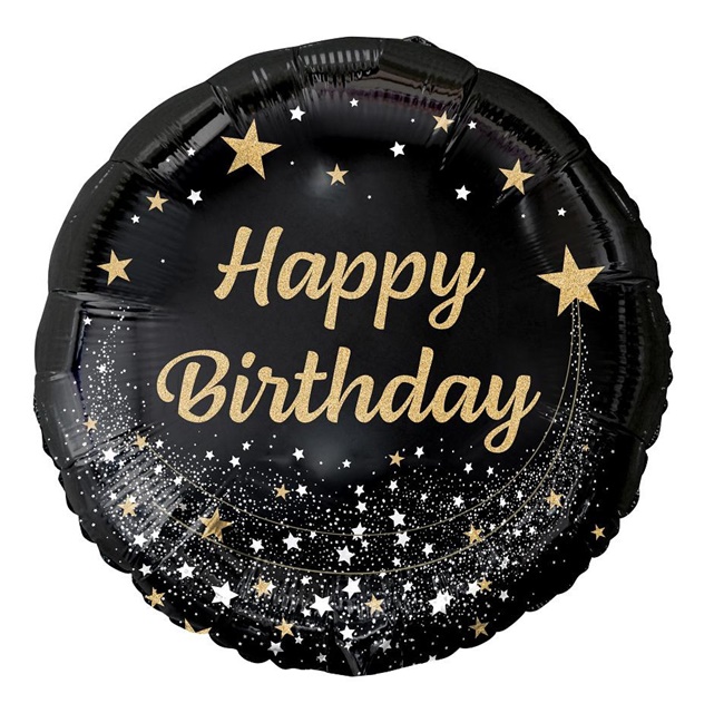 Balon foliowy Urodziny 36 cm GD FG-OHBC - Happy Birthday