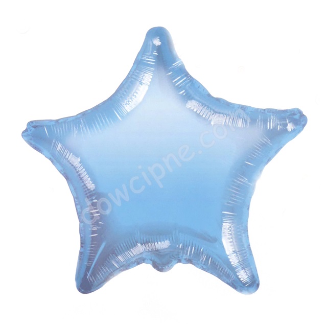 Balon Pastelowy Gwiazda - niebieska
