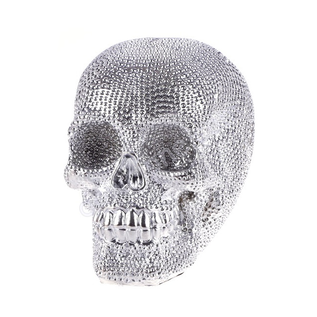Figurka srebrna czaszka 911012
