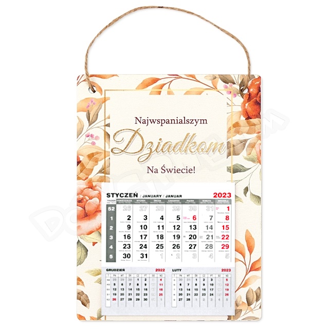 Kalendarz mały RH - Najwspanialszym Dziadkom na Świecie! (7)