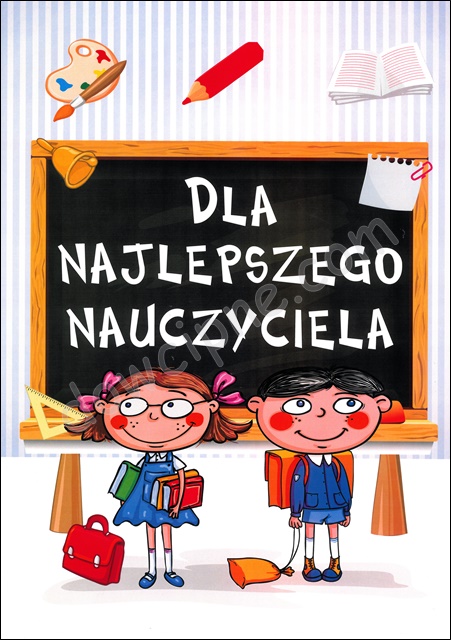 Karnet MEGA + koperta - dla najlepszego Nauczyciela (dzieci)
