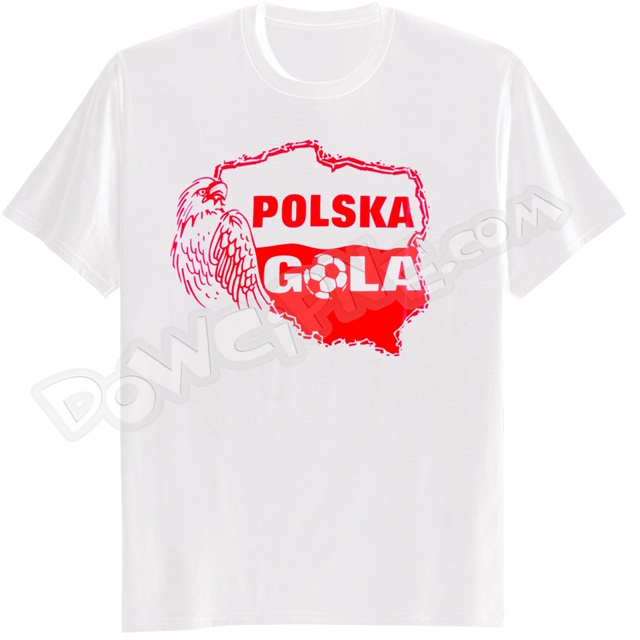 Koszulka Polska Gola orzeł mapa
