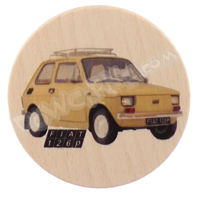 Podkładka pod kubek - Fiat 126p (maluch)