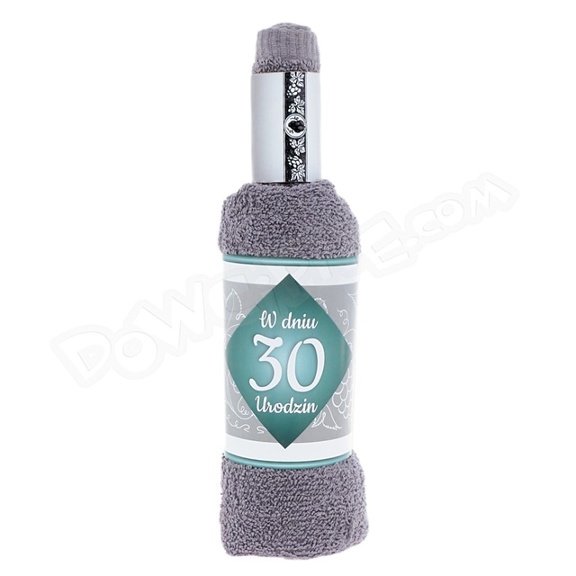 Ręcznik butelka (100x50) 029 - 30 Urodziny On