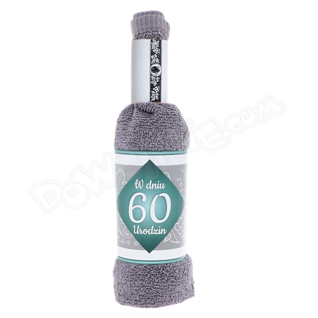 Ręcznik butelka (100x50) 032 - 60 Urodziny On