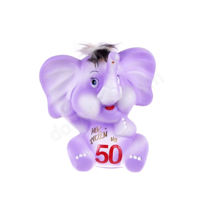 Skarbonka słoń mały - 50 urodziny