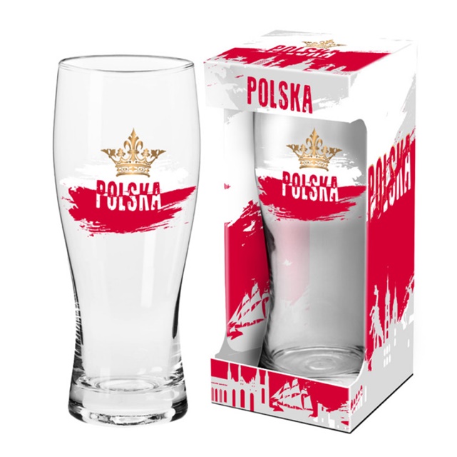 Szklanka do piwa 500 ml  POLSKA 004 - Korona