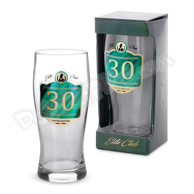 Szklanka do piwa 500ml Elite Club - 30 Urodziny