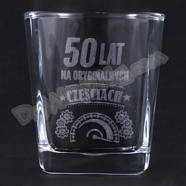  Szklanka do Whisky DR premium - 50 lat na oryginalnych częściach