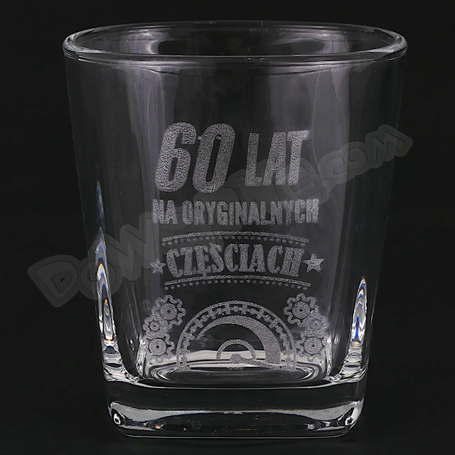 Szklanka do whisky DR premium - 60 lat na oryginalnych częściach