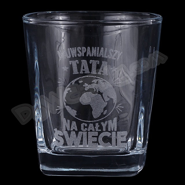 Szklanka do Whisky DR premium - Najwspanialszy Tata na całym świecie