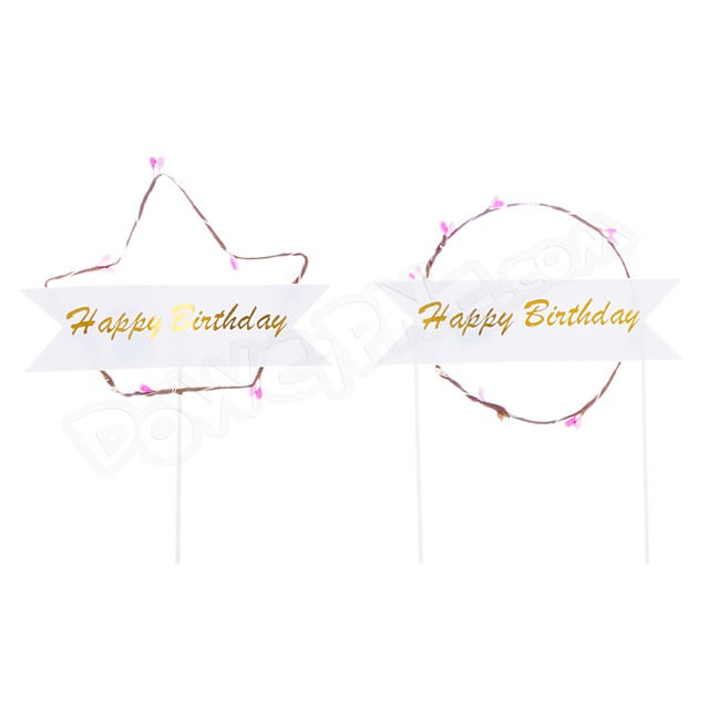 Topper LED Happy Birthday 362147 MIX